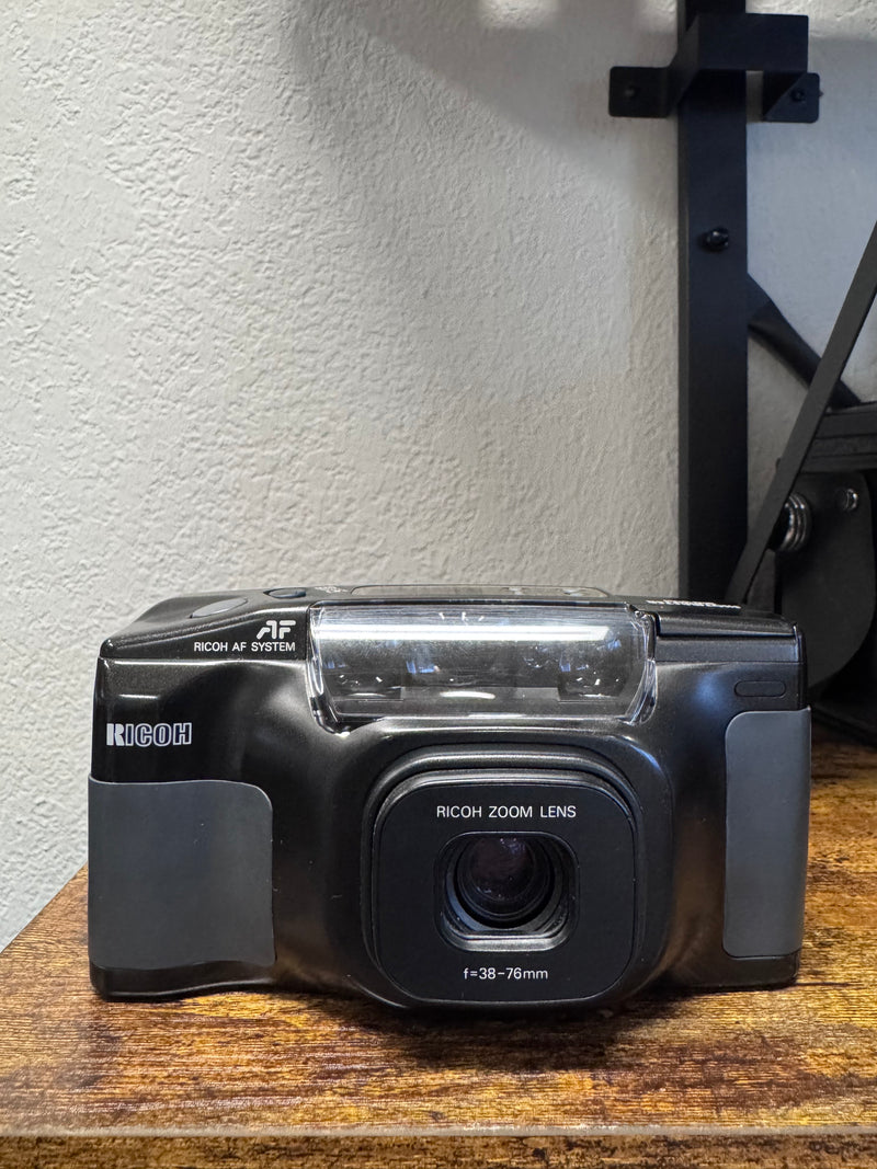 Ricoh Shotmaster Zoom – 35mm Point & Shoot Film Camera (38–76mm Zoom Lens)