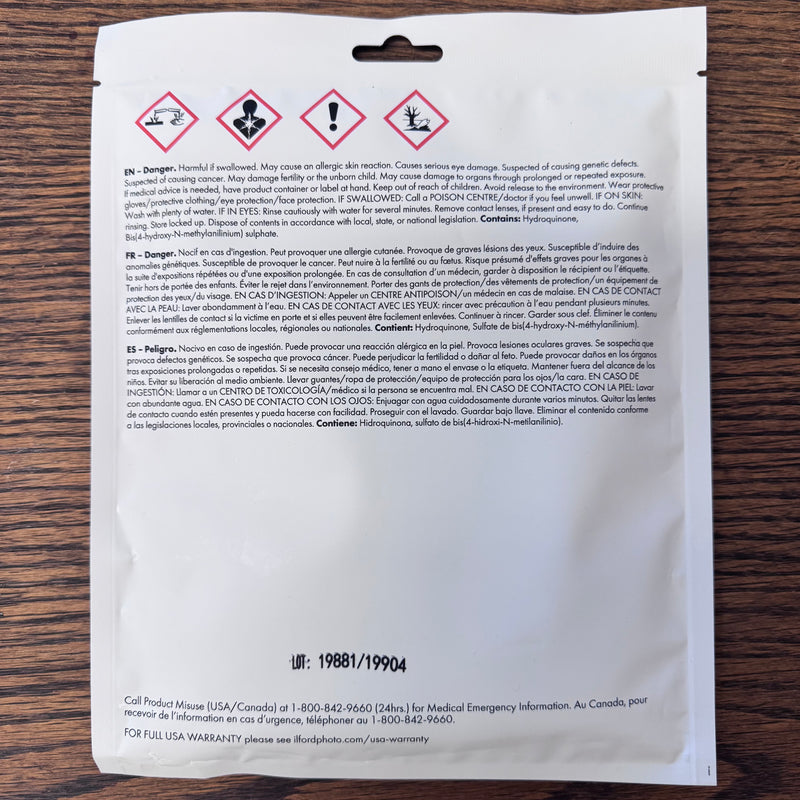 Ilford ID‑11 Film Developer — Fine Grain Black & White Film Developer (1 L Powder)