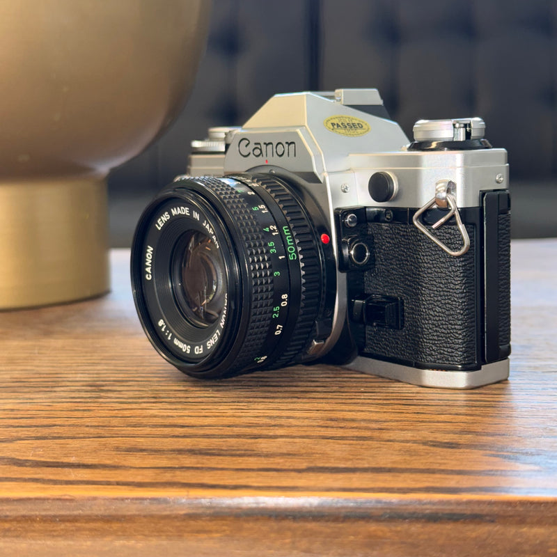 Canon AE-1 + Canon Lens FD 50mm 1:1.8