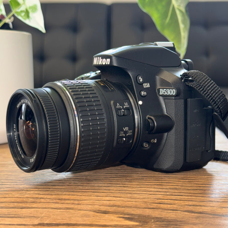 Nikon D5300 DSLR Camera with 18–55mm VR II and 55–200mm VR II Lenses
