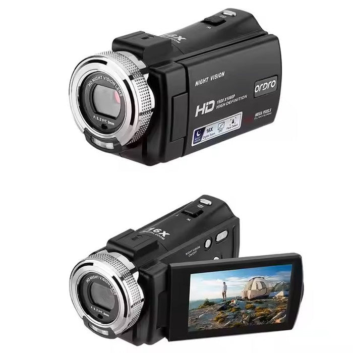 Legacy Retro Night-Vision HD Digital Camcorder (32GB) - Handheld Video Camera