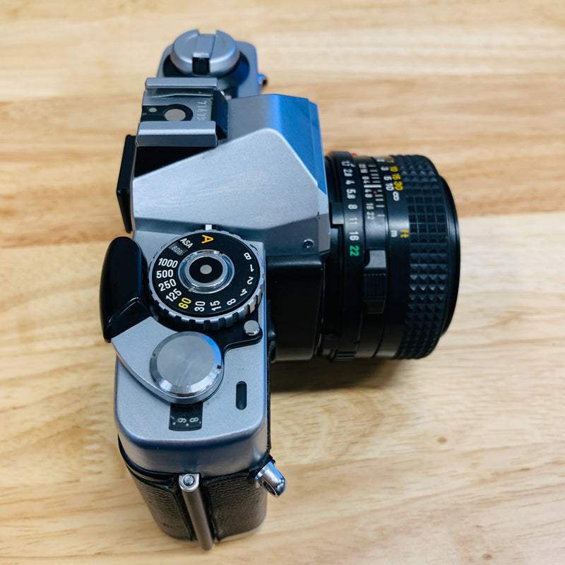 Minolta XG-1 with Minolta 50mm F/1.7 MD Mount Manual Focus Lens