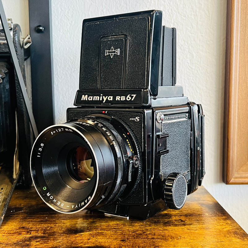 Mamiya RB67 + Mamiya Sekor C 127mm 3.8 Lens