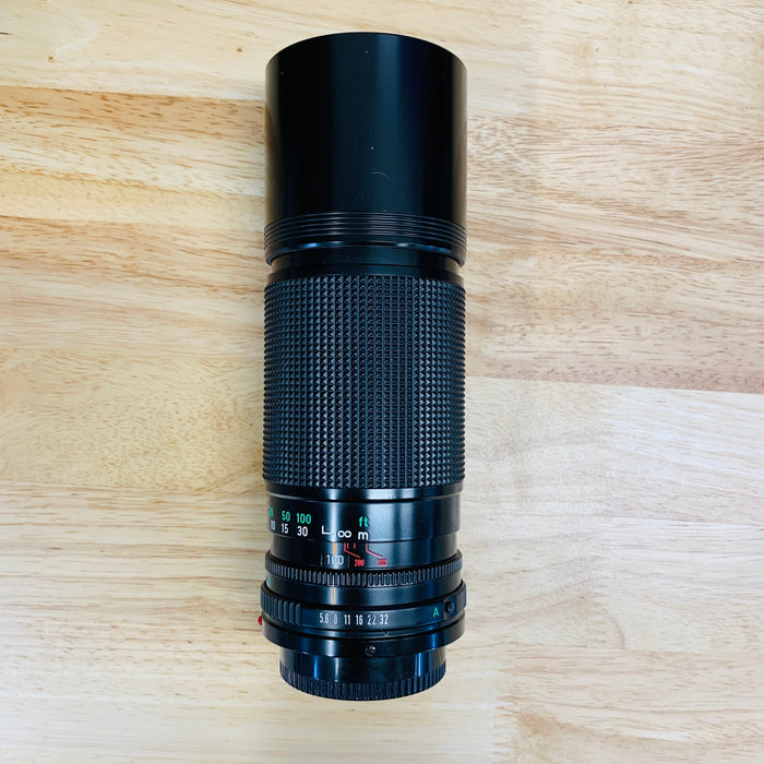 Canon 100-200mm F/5.6 SC Breech Lock FD Mount Lens