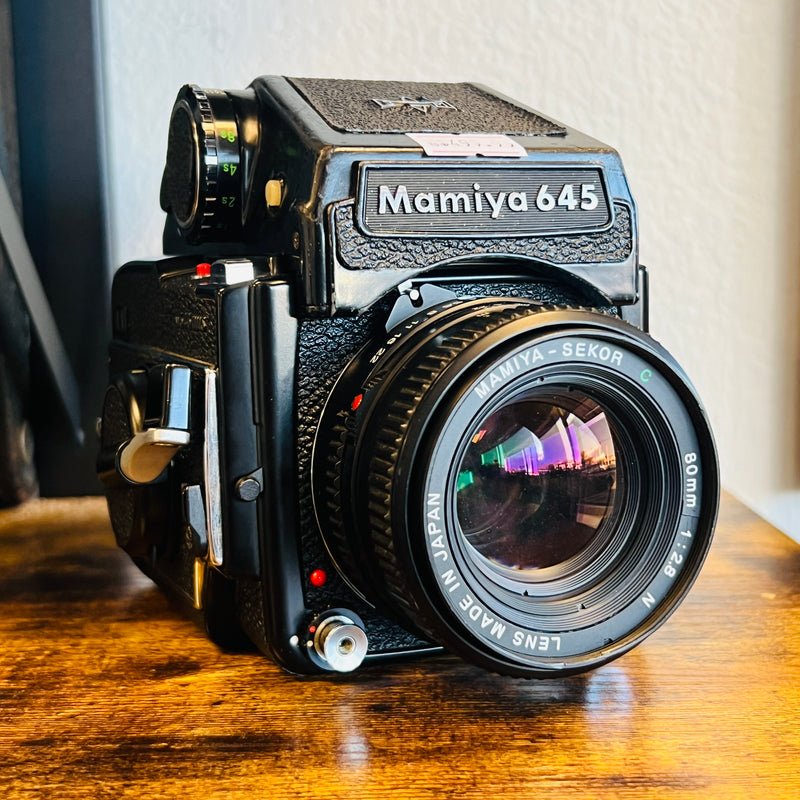 Mamiya M645 1000s + 80mm 2.8