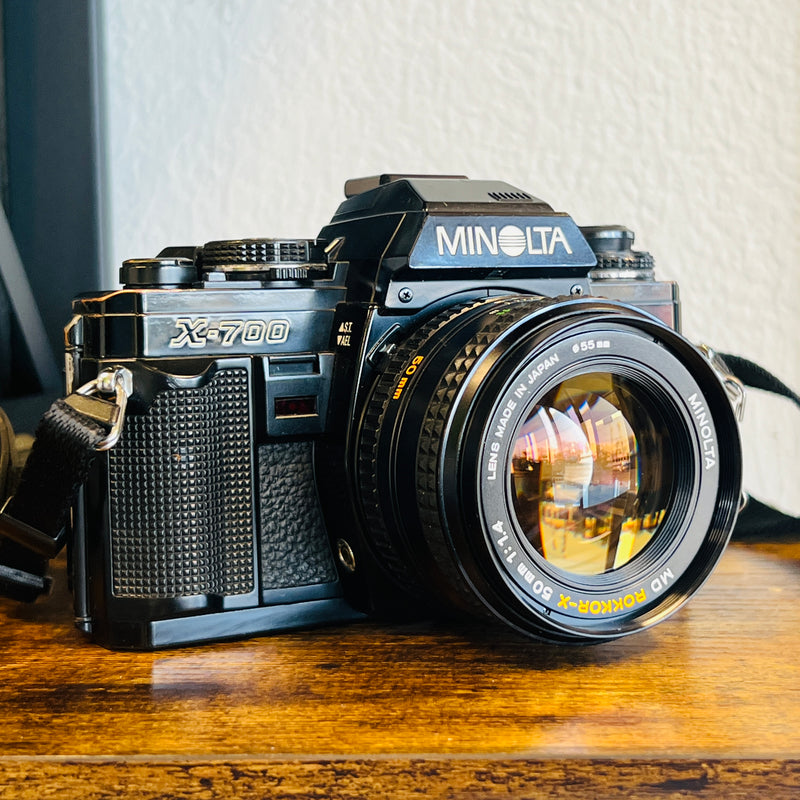 Minolta X-700 + MD Rokkor-X 50mm 1.4