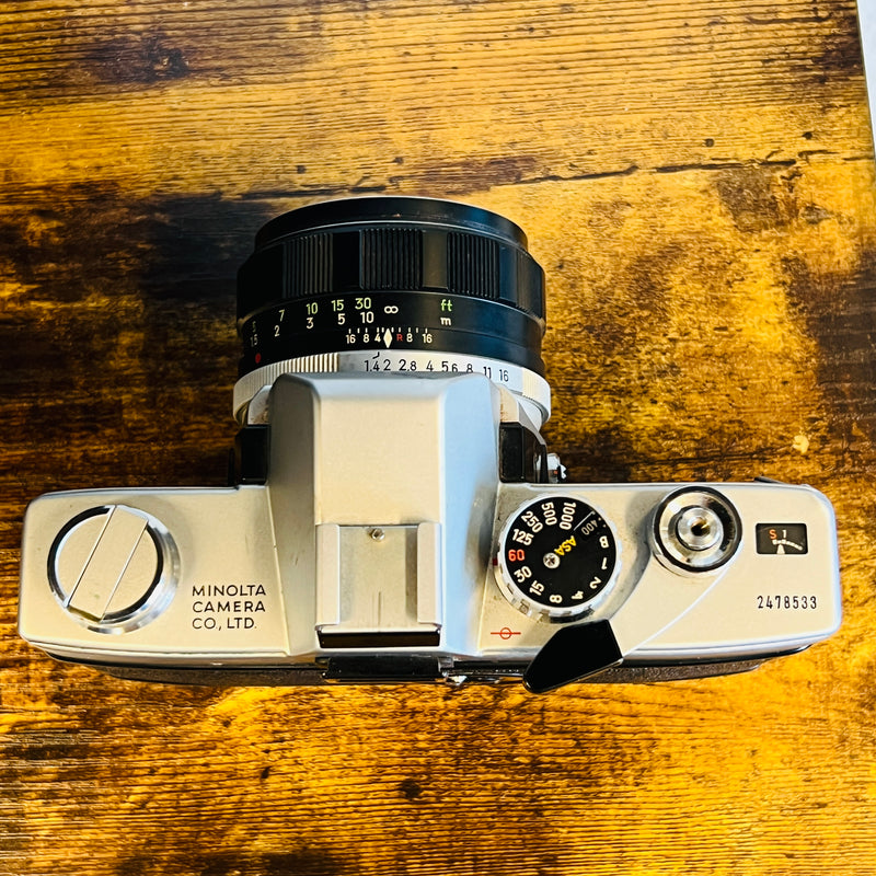 Minolta SRT101 + MC Rokkor 58mm-PF 1.4