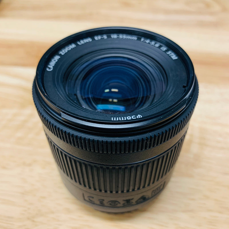 Canon EF-S 18-55mm f/4-5.6 IS STM Autofocus APS-C Lens, Black {58}