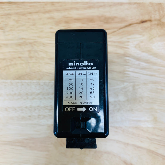 Vintage Minolta Electroflash 2 Flash Made in Japan
