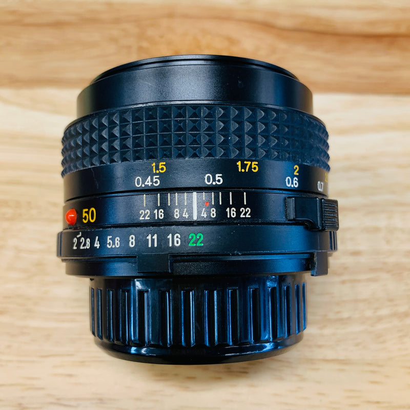 Minolta 50mm F/2 MD Mount Manual Focus Lens {49}