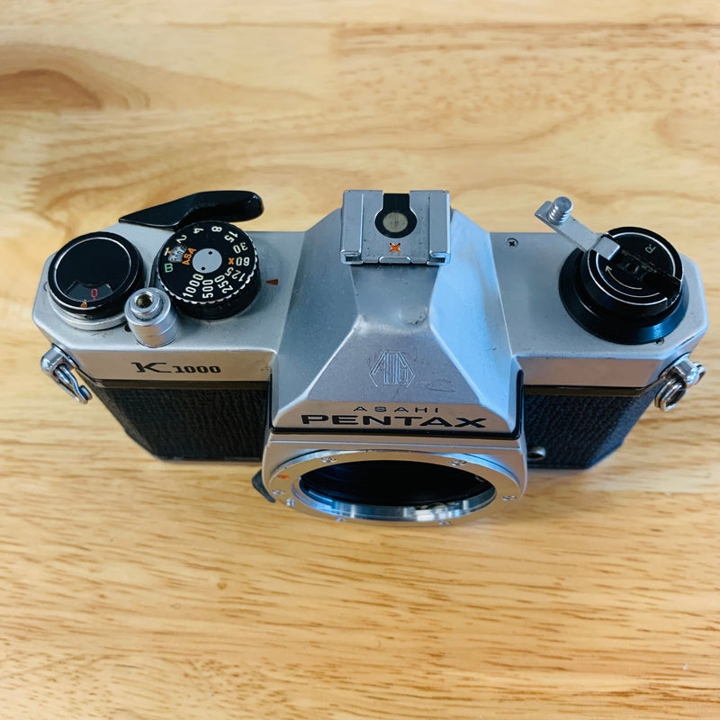 Pentax K1000 35mm Camera Body Only, Chrome