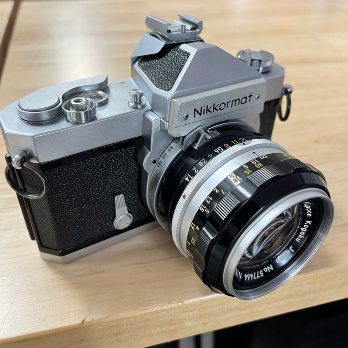 Nikon Nikkormat FTN (Non AI) 35mm Camera Body, Chrome