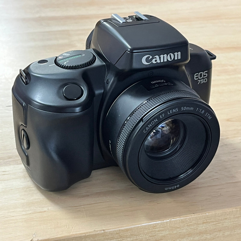 Canon EOS 750 SLR Film Camera Body and 50mm lens