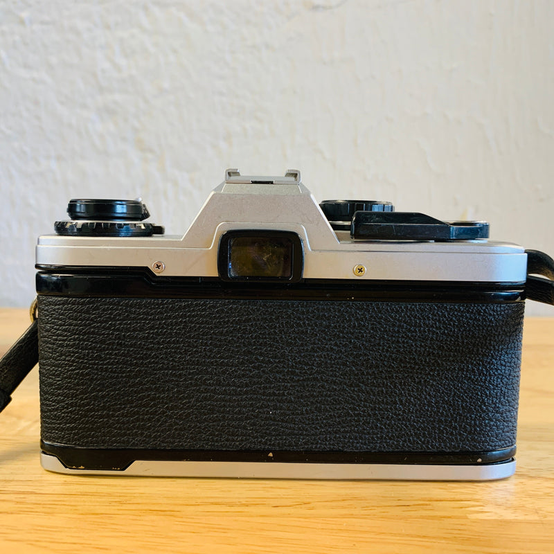 Olympus OM10 Chrome 35mm Camera w/ 50mm Lens