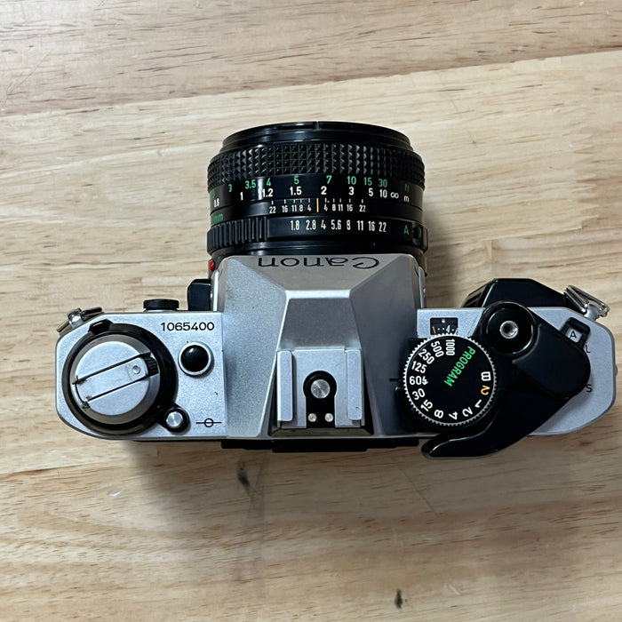 Canon AE-1 Program w/ 50mm f/1.8 Lens