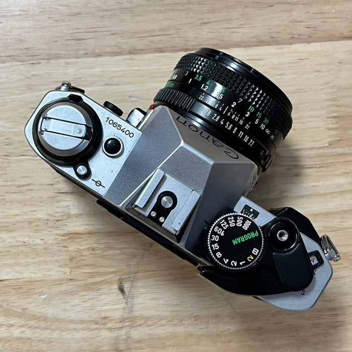 Canon AE-1 Program w/ 50mm f/1.8 Lens