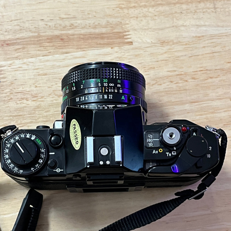 Canon AE-1 Program SLR 35mm Film Camera - W/50mm 1.8