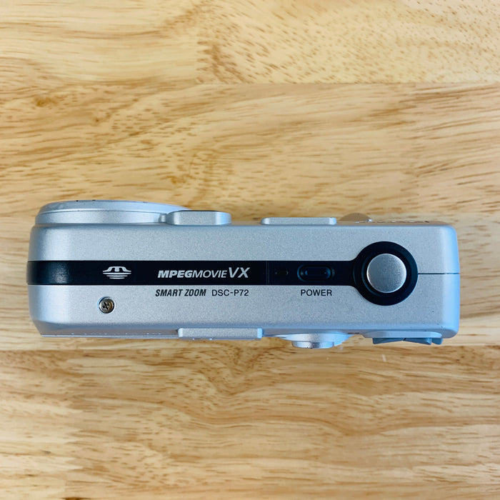 Sony DSCP72 Cyber-shot 3.2MP Digital Camera w/ 3x Optical Zoom