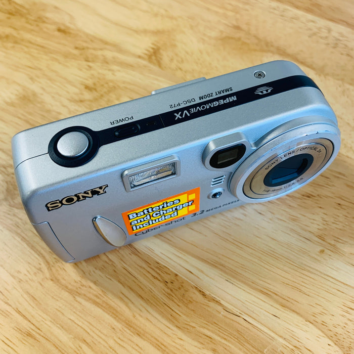Sony DSCP72 Cyber-shot 3.2MP Digital Camera w/ 3x Optical Zoom