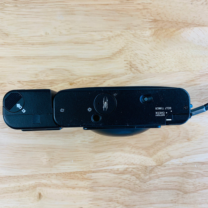 Olympus XA2 35mm Camera, Black with A11 Flash