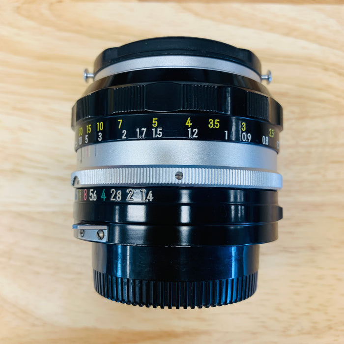 Nikon 50mm f/1.4 NIKKOR-S Auto Non AI Manual Focus Lens, Chrome {52}