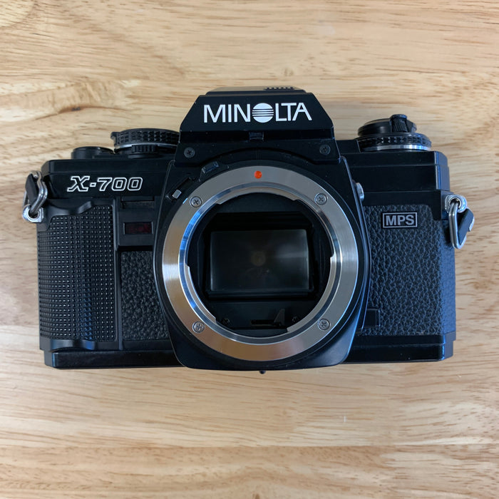 Minolta X-700 SLR Film Camera Body, Black W/ 50mm 2.0