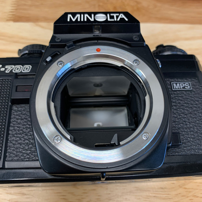 Minolta X-700 SLR Film Camera Body, Black W/ 50mm 2.0