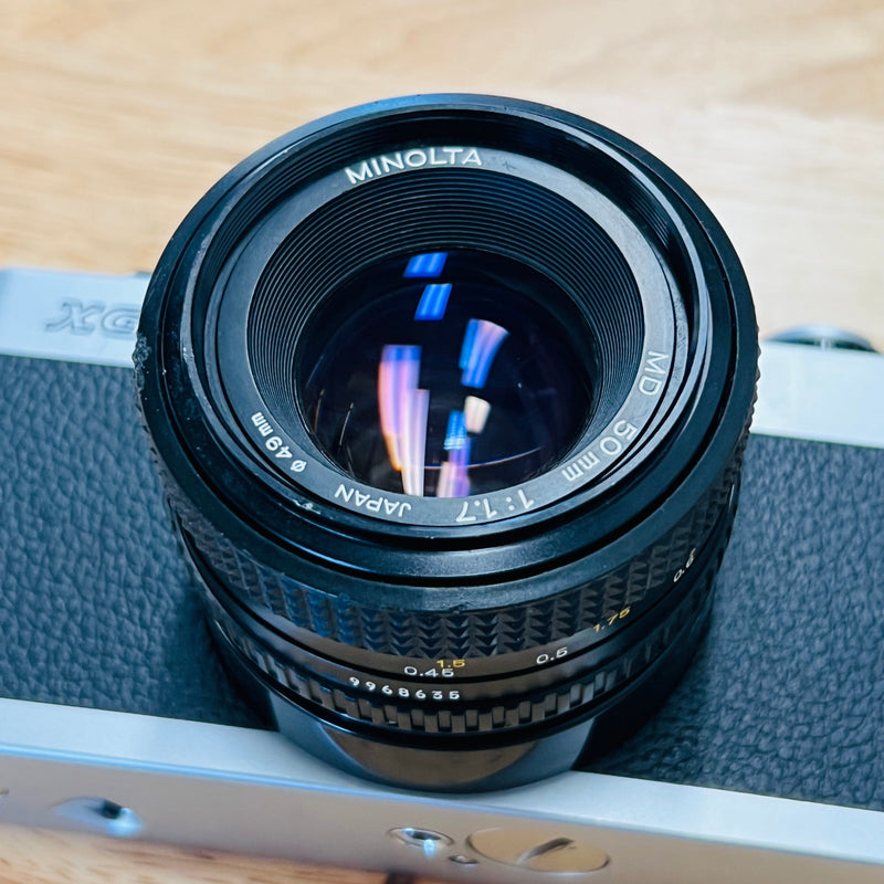 Minolta XG-A + MD 50mm 1.7
