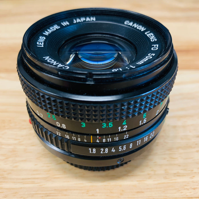 Canon 50mm F/1.8 FD Mount Lens {52}