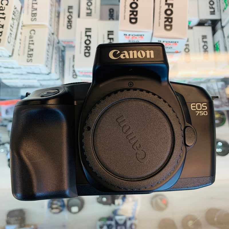 Canon EOS 750 SLR Film Camera Body and 50mm lens