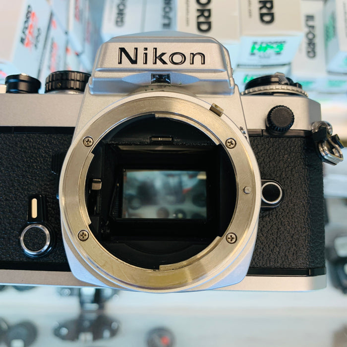 Nikon FE 35mm Camera Body, Chrome