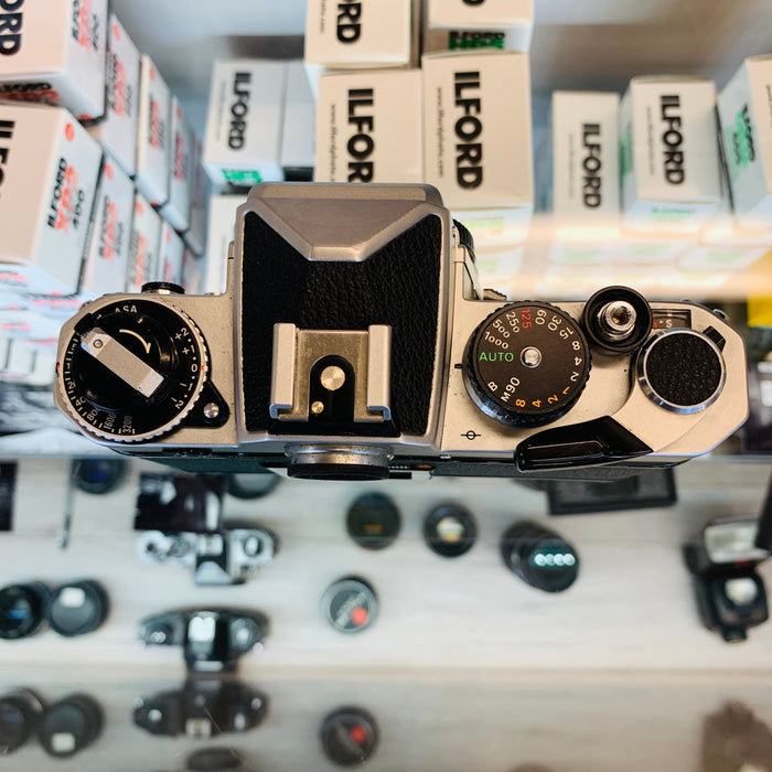 Nikon FE 35mm Camera Body, Chrome