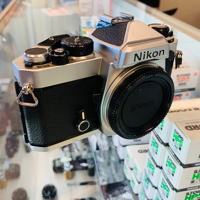 Nikon FE 35mm Camera Body, Chrome