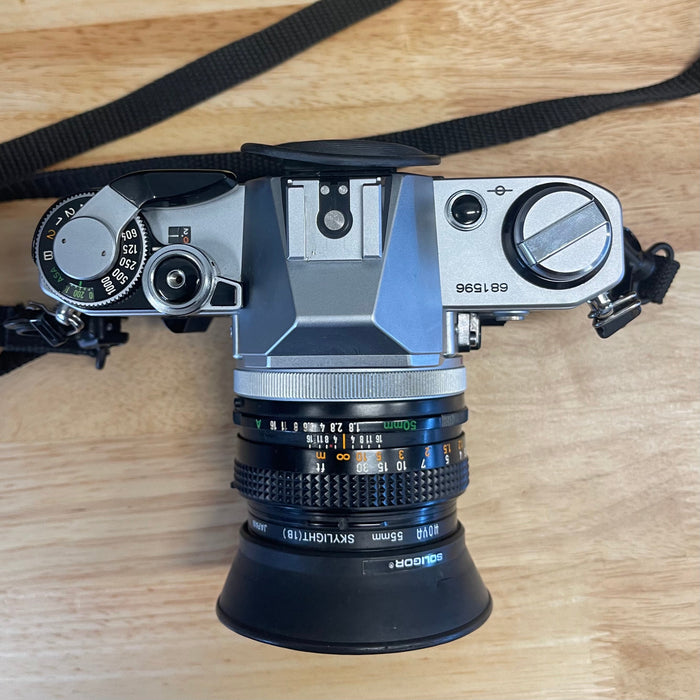 Canon AE-1 with 50mm F1.8 Lens (FD mount)