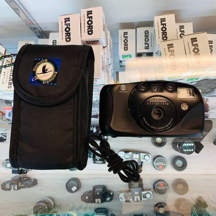 Minolta Freedom Action Zoom AF QD Point and Shoot 35mm Film Camera Serial No: 02612520