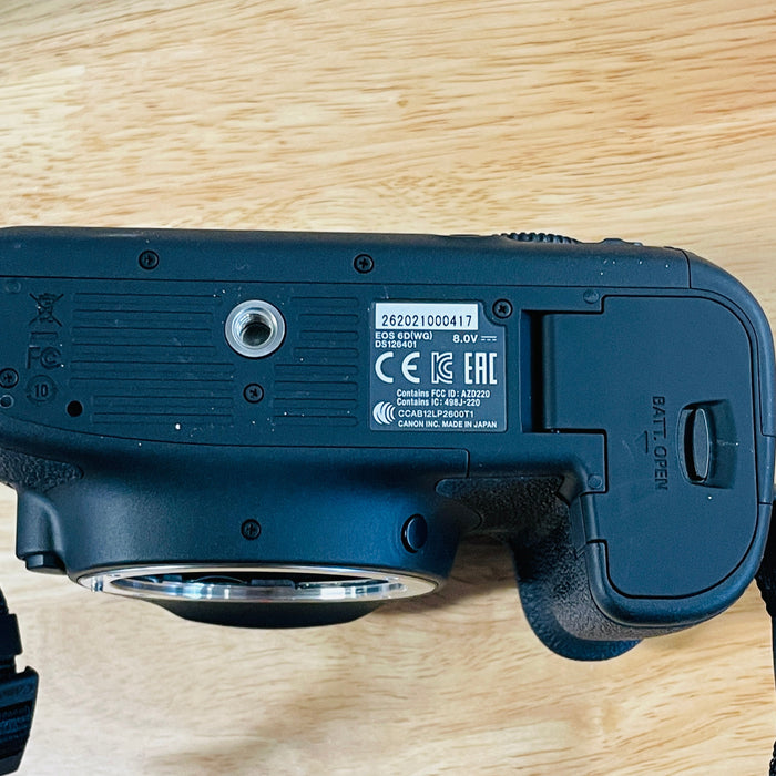 USED Canon EOS 6D DSLR Camera Body {20.2MP}