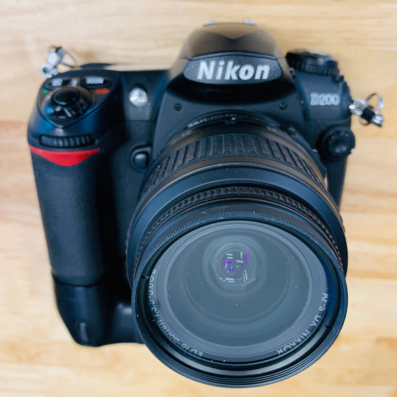 Nikon D200 with AF-S Nikkor 18-55mm Lens and Sunpak 52mm UV Filter