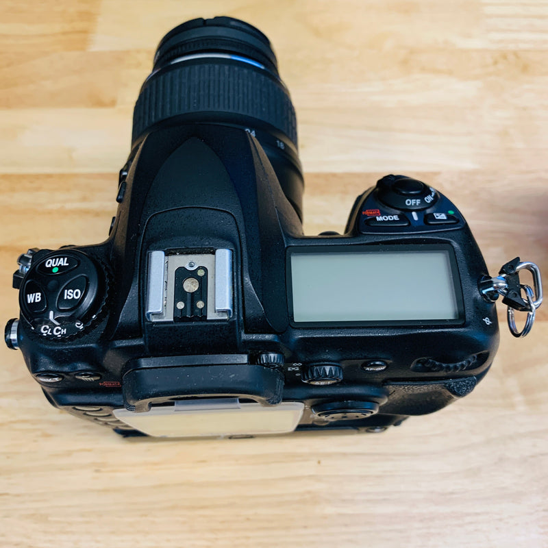 Nikon D200 with AF-S Nikkor 18-55mm Lens and Sunpak 52mm UV Filter