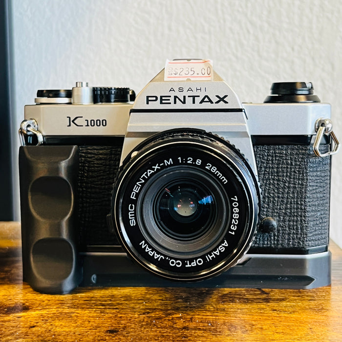 Asahi Pentax K1000 + 28mm f/2.8 + Grip S#7567925 — Legacy Asahi Pentax K1000 + 28mm f/2.8 + Grip S#7567925 — Legacy