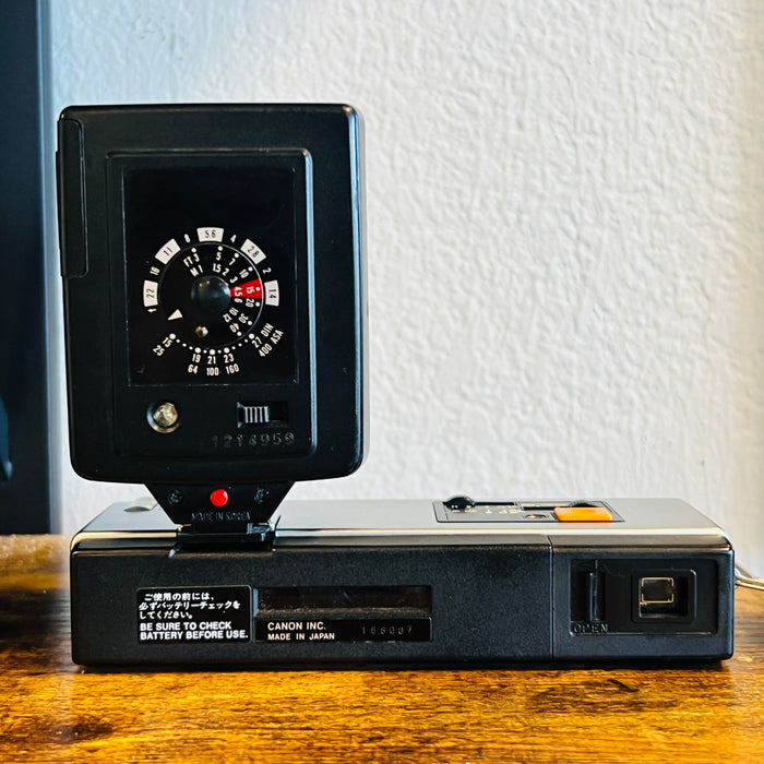 Canon 110ED with Vivitar Auto 215 Flash