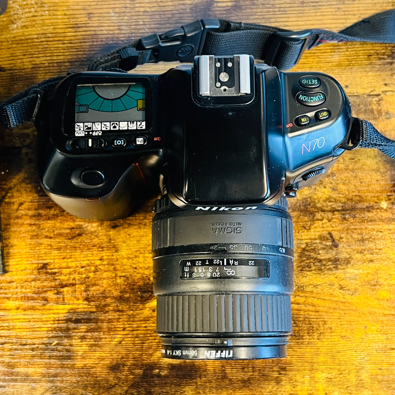 Nikon N70 with Sigma UC Zoom 28-105mm 4-5.6