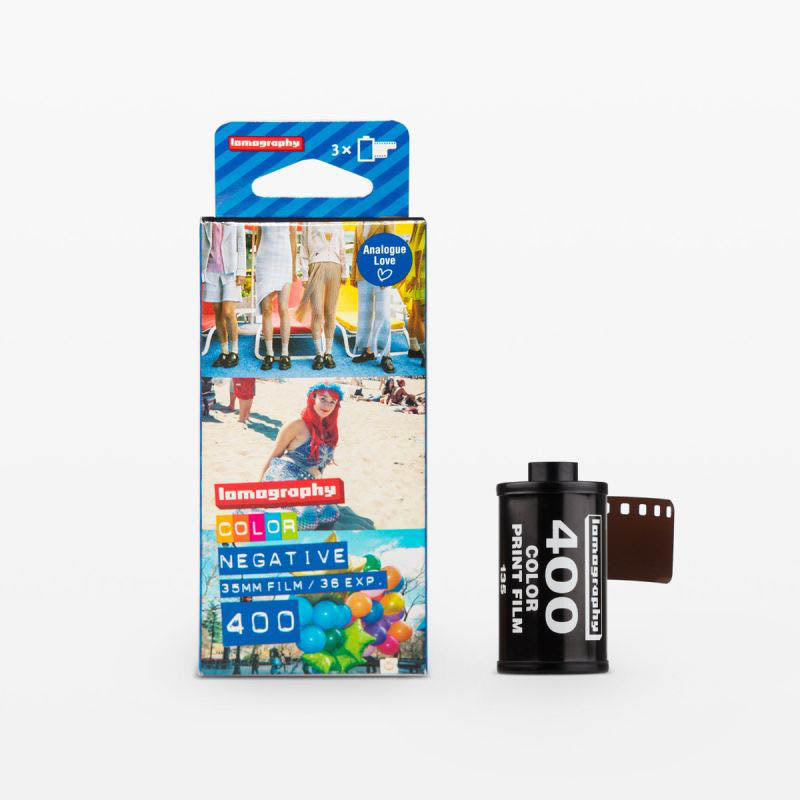 3 Pack Lomography Color Negative ISO 400 - 35mm -36 Exp