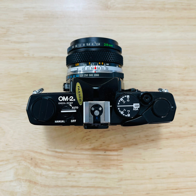 Olympus OM-2 With 28mm 2.8 Zuiko Olympus lens