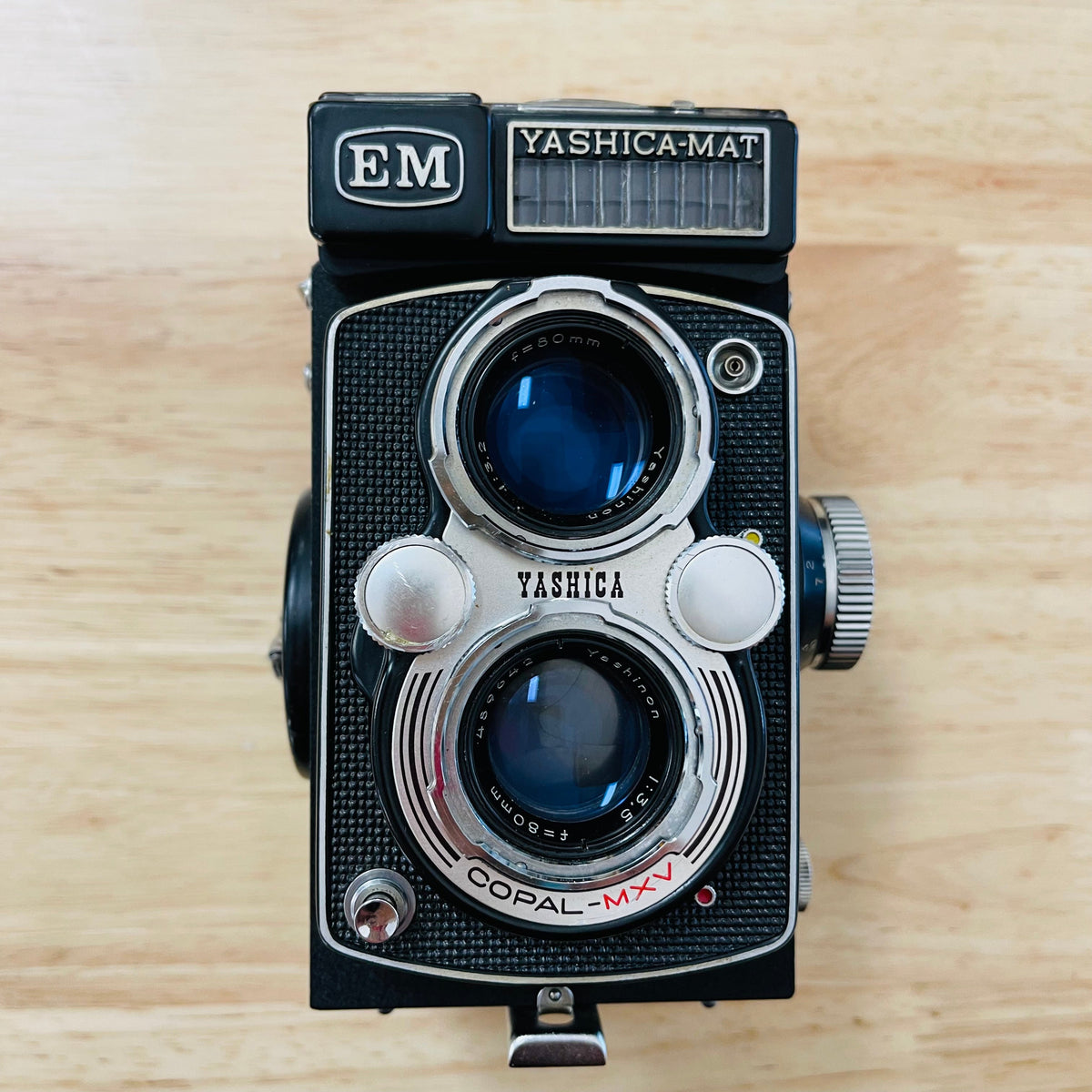 【YASHICA/ヤシカ】Yashica-Mat/⑥⑫/Lumaxar 1:3.5 80mm/73308/ケース付き Yashica TLR Camera Models 1957