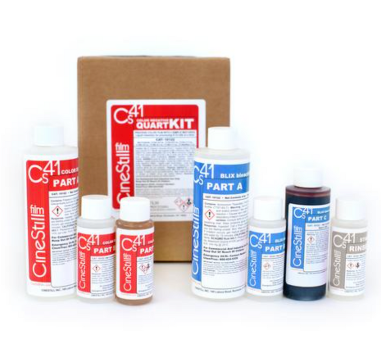 CineStill CS41 "COLOR SIMPLIFIED" 2-BATH KIT FOR PROCESSING COLOR NEGATIVE FILM AT HOME (C-41 CHEMISTRY) - Liquid - 1 quart