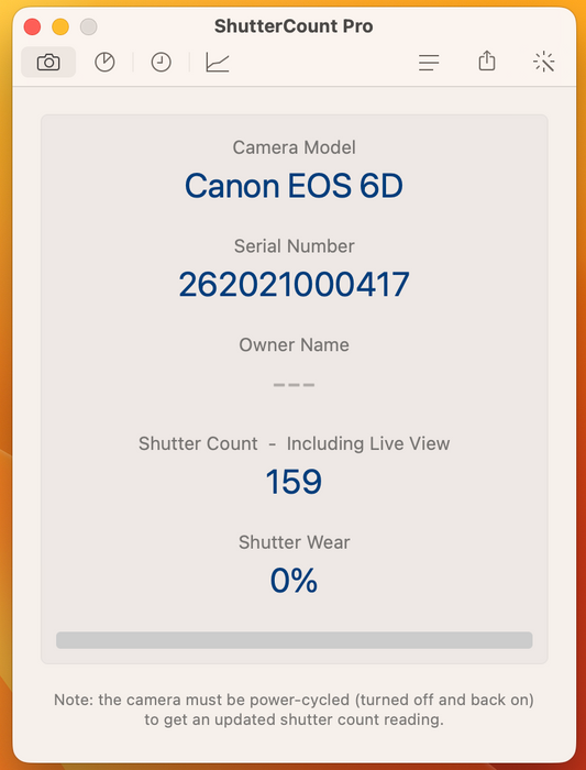 USED Canon EOS 6D DSLR Camera Body {20.2MP}