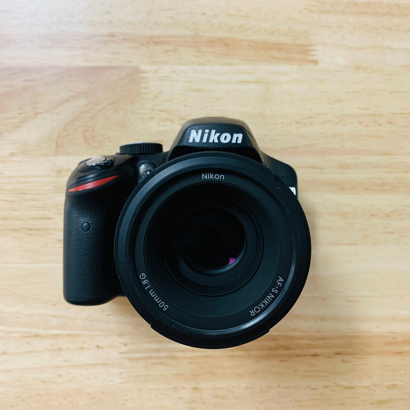 Nikon D3200 with 3 Lenses (50 , 18-55 & 55-200) 6K Clicks