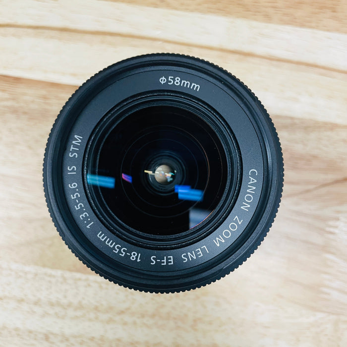 USED Canon 18-55mm f/4-5.6 IS STM EF-S Mount Lens for APS-C Sensor DSLRS {58}