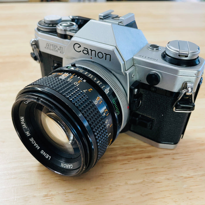 Canon AE-1 W/ 50mm 1.4 FD Lens S#1524117