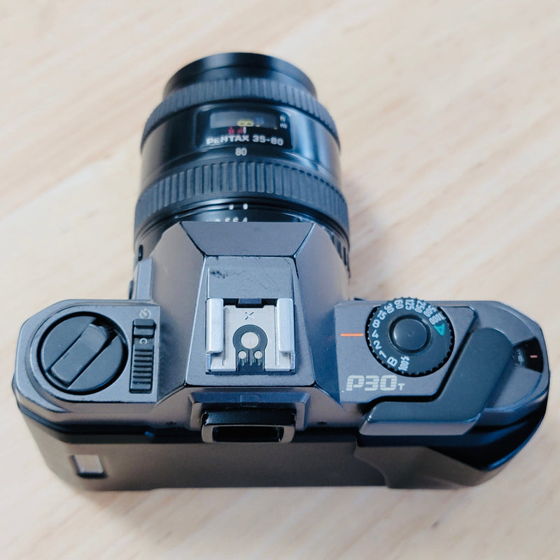 Pentax P30t with Flash and 35-80 Zoom Lens